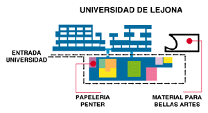 MAPA UNIVERSIDAD LEJONA