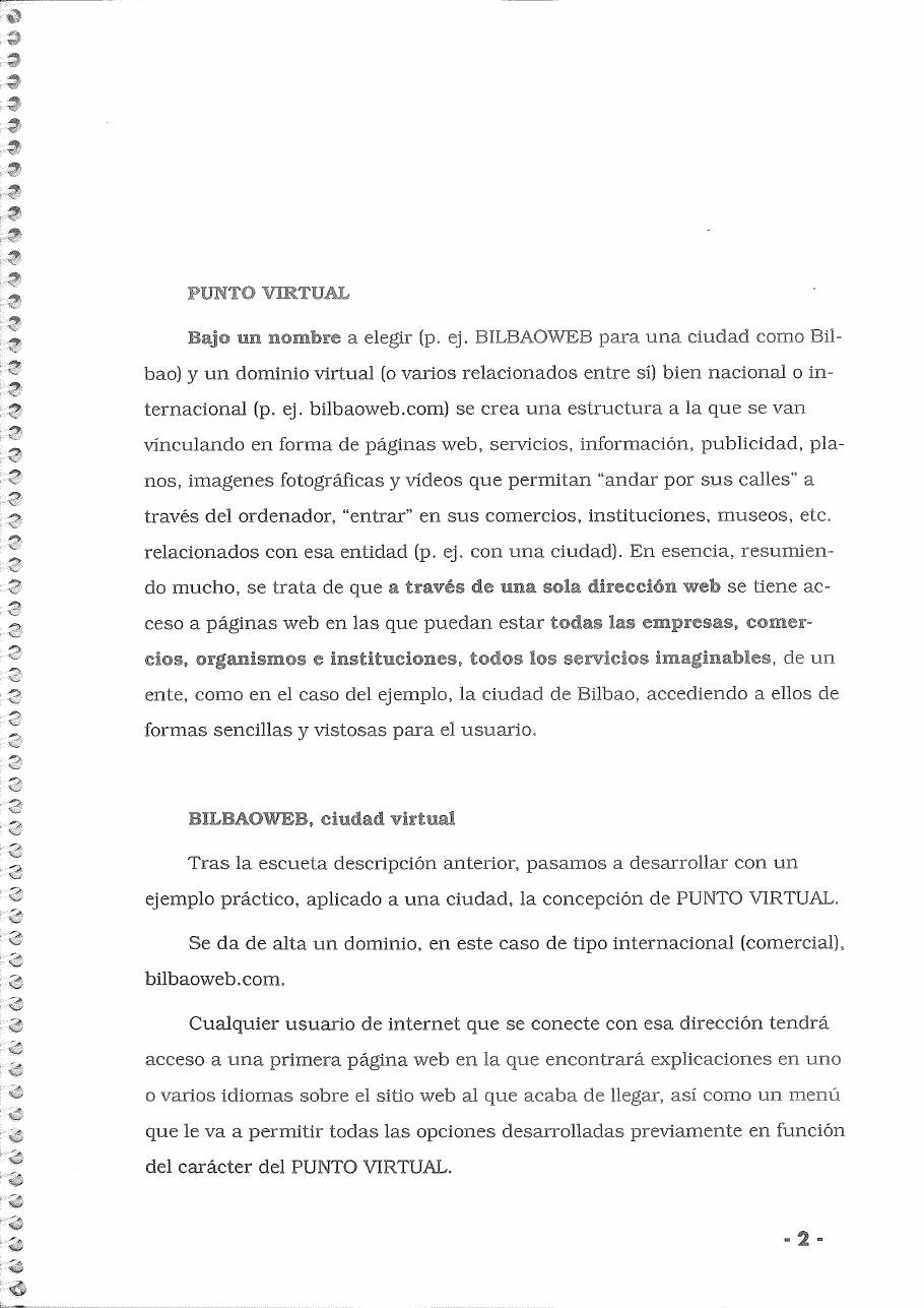 El registro de «Punto Virtual y Bilbaoweb.com» (1998), página 4