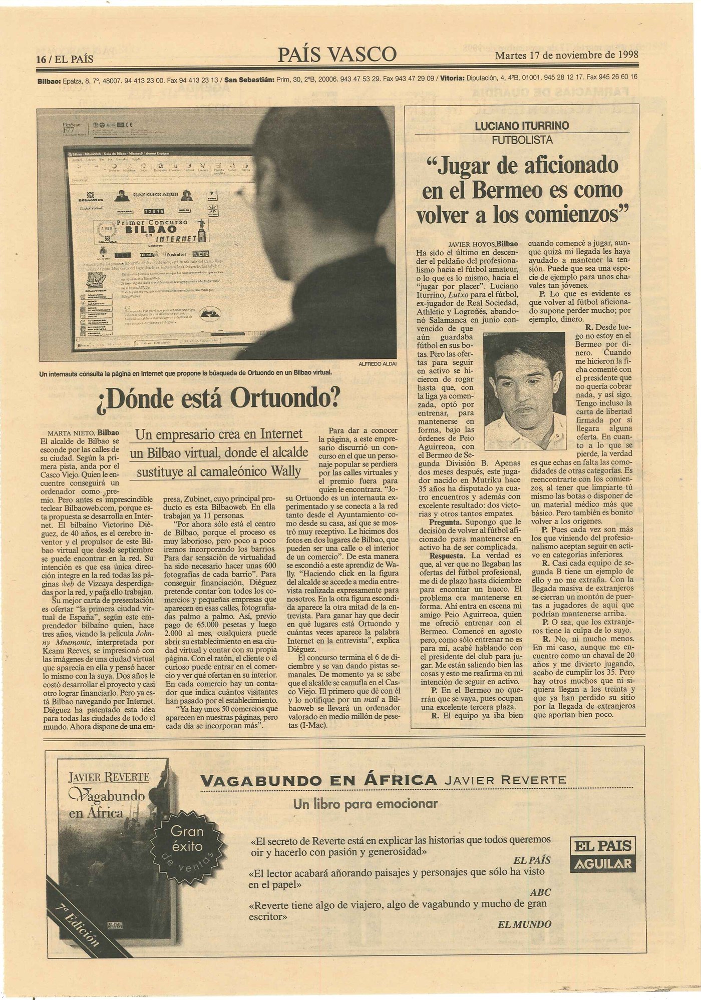 El País: ¿Dónde está Ortuondo?