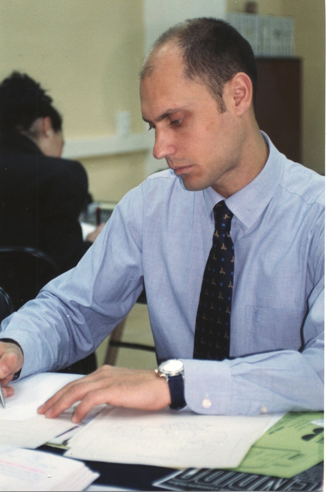 Carlos, jefe de equipo de comerciales.
