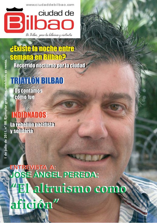 Portada del nº 00 de Ciudad de Bilbao y Bizkaia, 1 de julio de 2011.