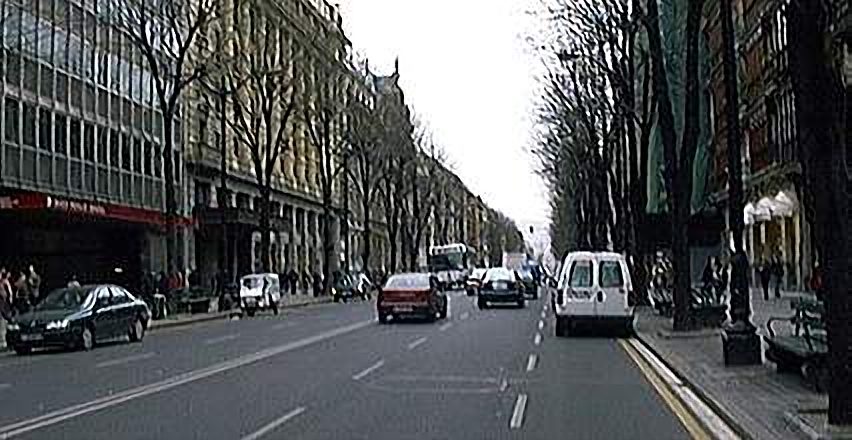 Gran Vía despues de Mazarredo a Moyúa