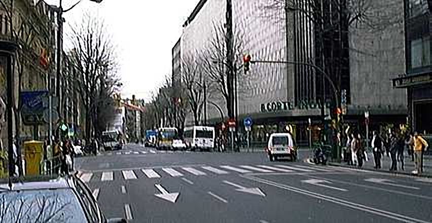 Gran Vía a Circular cruce con Mazarredo y Urquijo