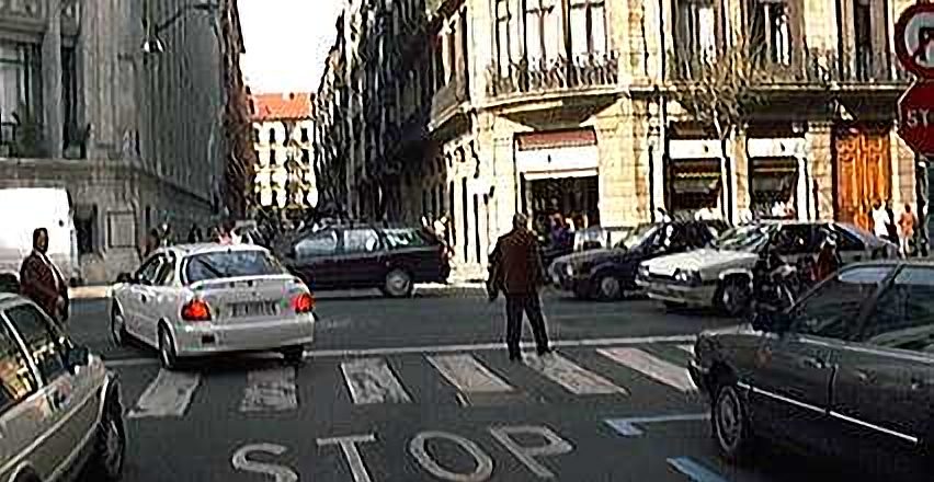 Ledesma: Cruce de Mazarredo hacia Astarloa