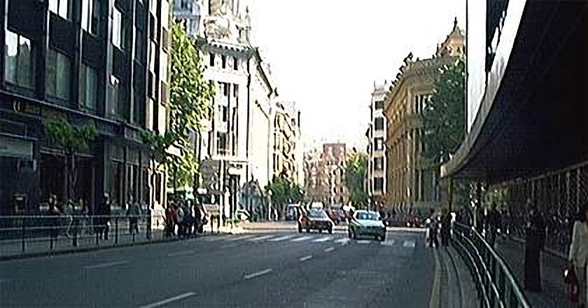 Alda.Urquijo a G.Vía cruce Gran Vía