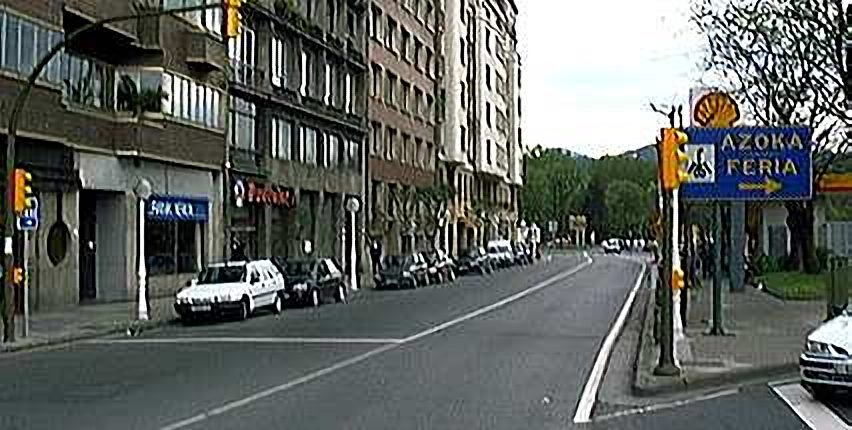 Alameda Mazarredo a Gug. antes de gaso. Maza.