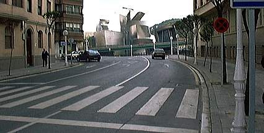 Alameda Mazarredo a Gug. antes de Heros