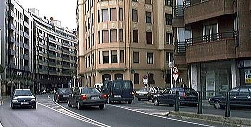 Alameda Mazarredo a Albia cruce Heros