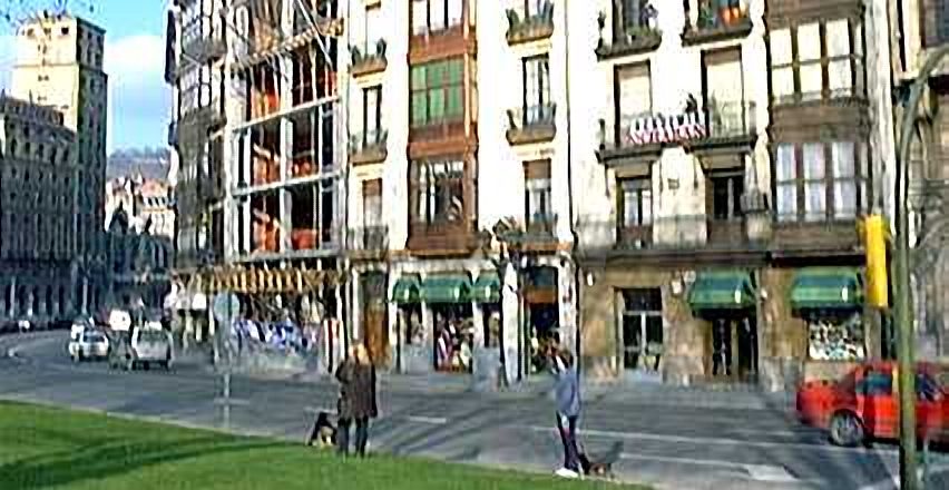 La Ribera desde el puente de La Merced